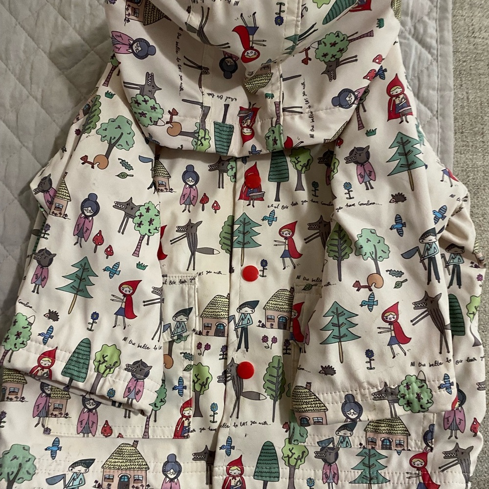 Powell Craft Girls 1-2 yearsr old lined rain jacket